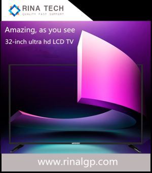 Ultrathin ki ap dirije LCD televizyon
